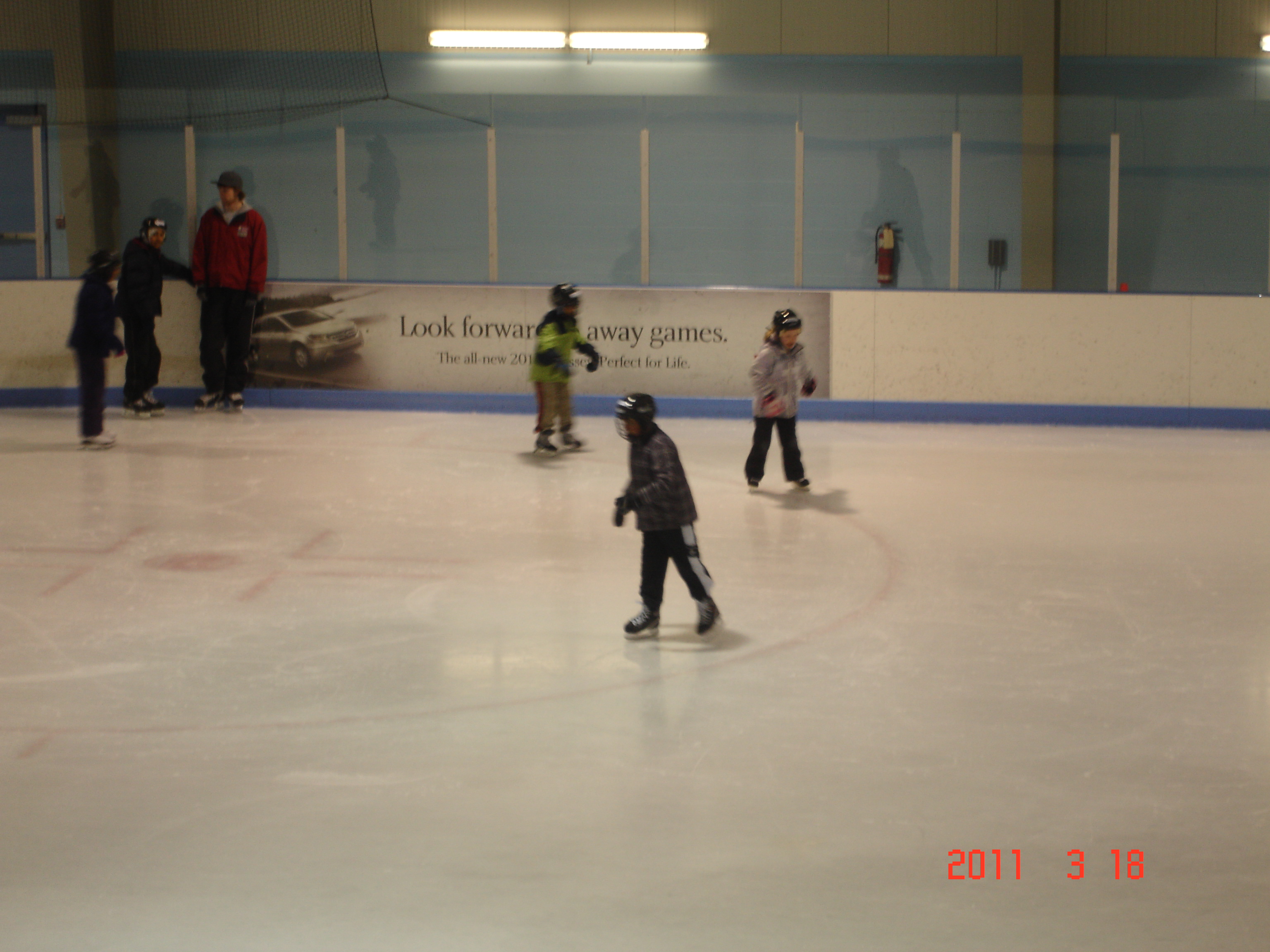 Smaller Paarth Ice-Skating